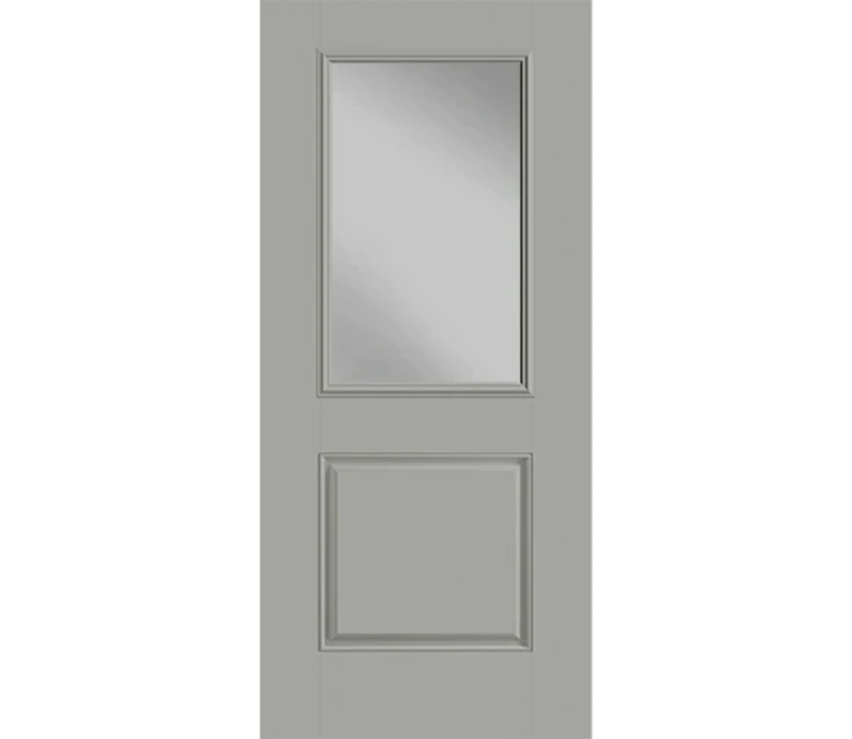 Hayward Half Light 1 Panel Fiberglass Entry Door